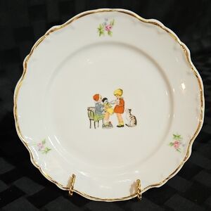 Porcelana Steatita Decorative Child's Plate